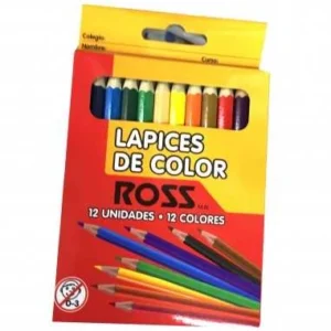 LAPICES DE COLORES ROSS