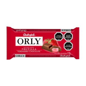 CHOCOLATE ORLY FRUTILLA 115G