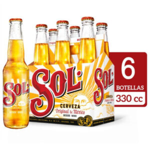 CERVEZA SOL BOTELLA SIXPACK